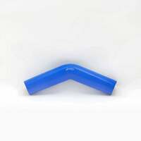 2" Blue Silicone Joiner 45 Degree Bend