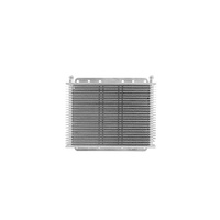 Trans Oil Cooler - 280 x 200 x 19mm (-6 AN fittings) suits 9" SPAL Fan - Raw
