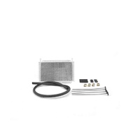 Trans Oil Cooler Kit - 280 x 150 x 19mm (3/8" Hose Barb)