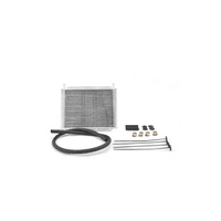 Trans Oil Cooler Kit - 280 x 200 x 19mm (3/8" Hose Barb)