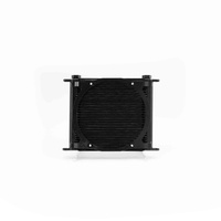 Engine Oil Cooler - Plate and Fin 280 x 256 x 37mm (28 Row) suits 9" SPAL Fan