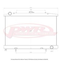 42mm Radiator (Nissan Silvia 180SX S13 SR20/DET 90-94)