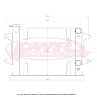 55mm Radiator (Mazda R100 10A/12A/13B Rotary 67-71) w/ 13